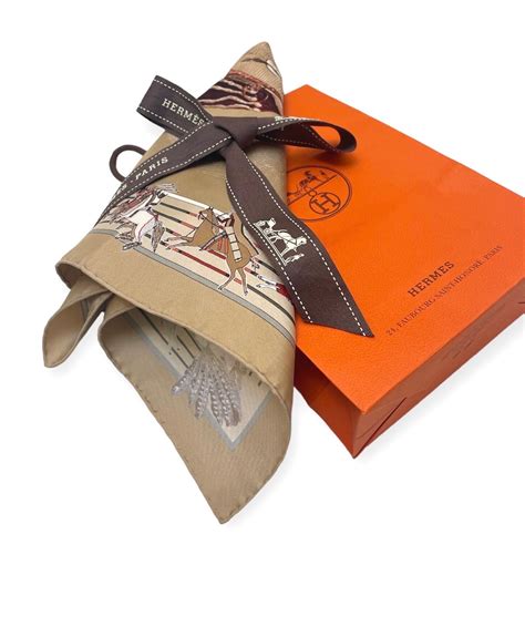 Hermès Kermit Oliver Pawnee Scarf in Box 